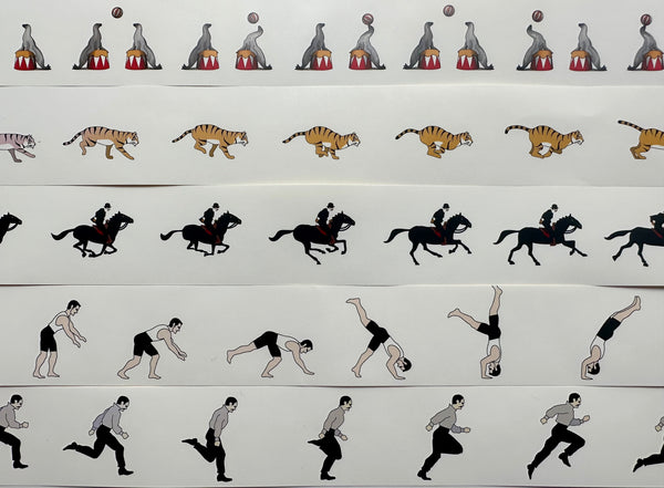 Praxinoscope Animation Toy - Medium | Brown Colourway