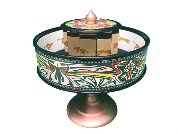 Praxinoscope Animation Toy - Large - New Design! Copper Look Base & Modern Design Graphic.