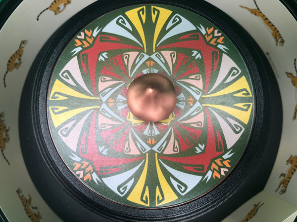 Praxinoscope Animation Toy - Large - New Design! Copper Look Base & Modern Design Graphic.